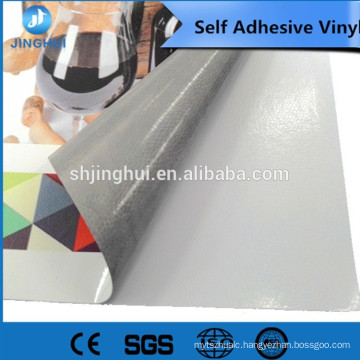Waterproof 1.27*50m 8mic 230g Paper black glue car warp self adhesive vinyl for Windows advertisements